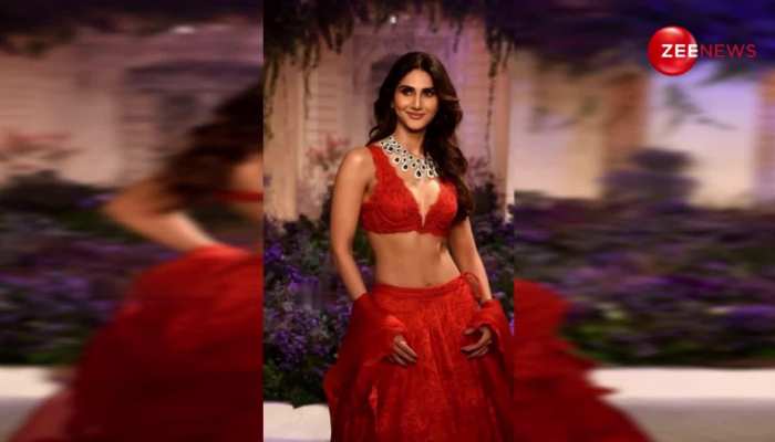 रेड लहंगे में Vaani Kapoor ने तोड़ी हर हद, डीपनेक ब्लाउज में देख खो बैठेंग होश