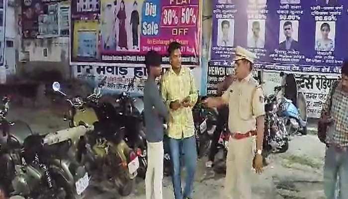 राजसमंद में बुलट राइडर्स के कटे चालान, पुलिस की नाकेबंदी में फंस गए..