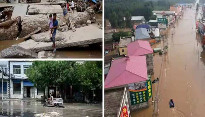 China Flood: रिकॉर्ड तोड़ बारिश ने मचाई हेबेई प्रांत में तबाही, अब तक 29 की मौत