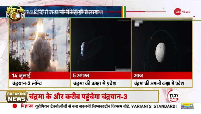 Chandrayaan-3 LIVE: Russia के Luna-25 को पीछे छोड़ चंद्रयान की सबसे लंबी छलांग..!