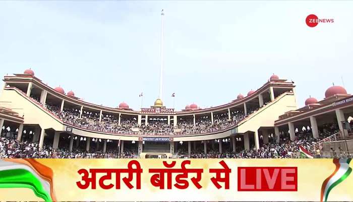 Attari-Wagah Border: हिंदुस्तान में हुंकार, पाकिस्तान में हाहाकार! Zee News पर सीधी तस्वीरें