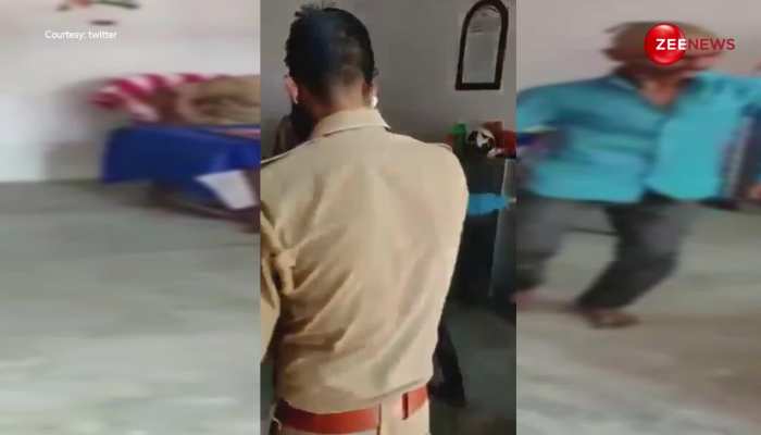 पुलिस स्टेशन में इंस्पेक्टर ने चोर से हरियाणवी गाने पर करवाया धमाकेदार डांस, देख लोट-पोट हुए लोग 