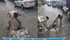 महिला पुलिस ऑफिसर ने हाथ से साफ किया कचरा ताकि सड़क पर न भरे पानी, Video ने जीत लिया दिल
