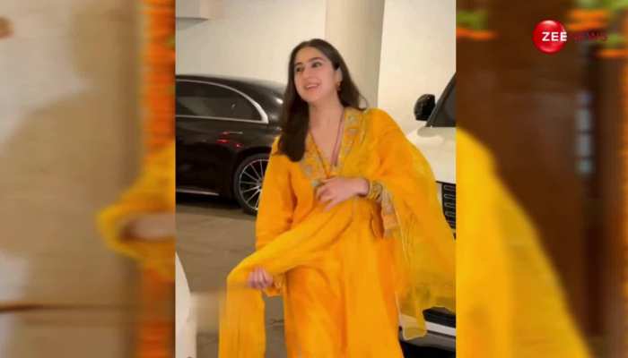 येलो सूट पहन इतराती दिखीं Sara Ali Khan, लोगों ने प्यारी-प्यारी बातों से भरा कमेंट बॉक्स