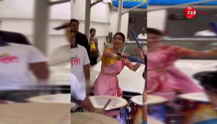Shilpa Shetty ने ढोल-नगाड़ों के साथ बप्पा का किया विसर्जन, बाजीराव की तरह नाचती दिखीं एक्ट्रेस