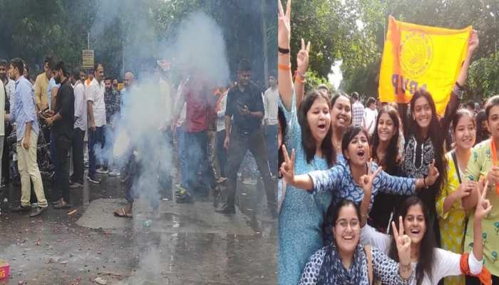 DUSU Election Result: ABVP की बड़ी जीत, तीन सीट पर लहराया परचम, NSUI को मिला ये पद