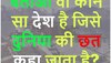 Quiz: बताओ वो कौन सा देश है जिसे दुनिया की छत कहा जाता है?
