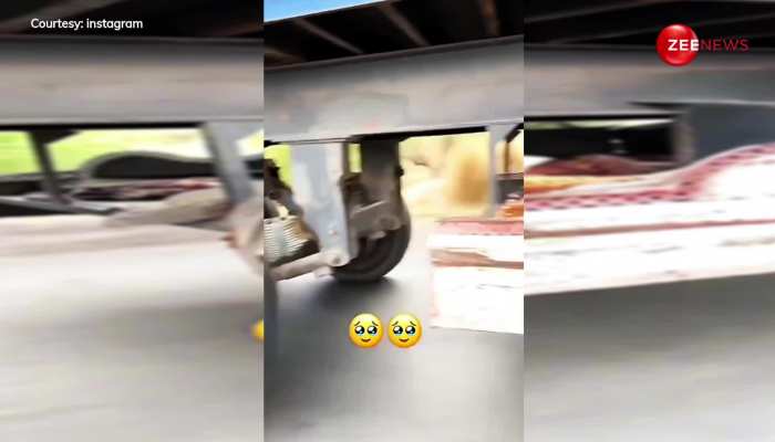 नींद पूरी करने के लिए गांव के देसी Driver Chacha ने ट्रक के नीचे 