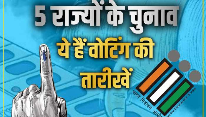 Election Commission Of India: चुनाव आयोग ने 5 राज्यों में घोषित की चुनाव की तारीख, देखें MP से मिजोरम तक पूरा शेड्यूल