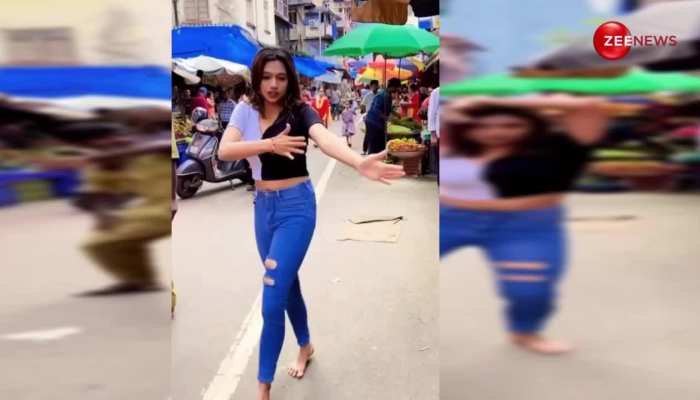 सड़क पर Nora Fatehi बन कर लड़की कर रही थी डांस, मगर पीछे से 'शराबी' ने लूट ली महफिल