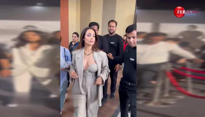 अंगारों सी हॉट बन कर घर से निकलीं Malaika Arora, देखने वालों की लगी भीड़ 