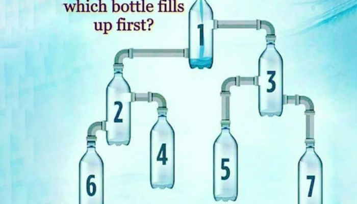 महज 10 सेकेंड बताएं इनमें से कौन सी बोतल सबसे पहले भरेगी? 99.9% लोग हो चुके हैं फेल