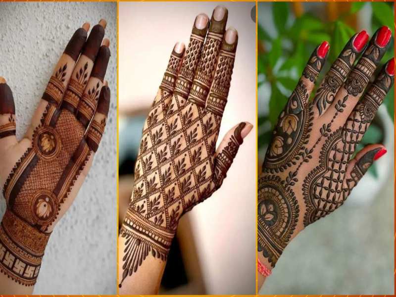 Pretty Heart Henna Design - Easy Hearts Shaped Mehendi Design - YouTube