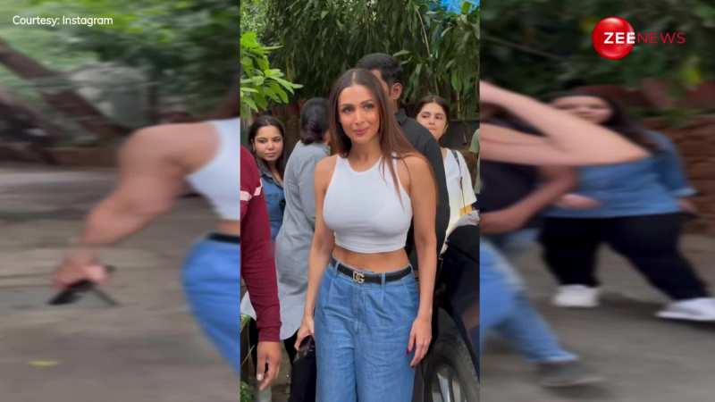 सिंपल सा टॉप पहनकर भी हॉट लगीं Malaika Arora, देखते ही लोग बोलें- 50 साल में कैसे 30 की लगती हैं ये 