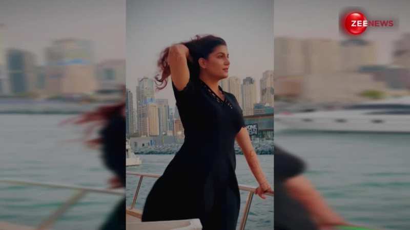 हरियाणा की क्वीन Sapna Chaudhary का Dubai में दिखा टशन