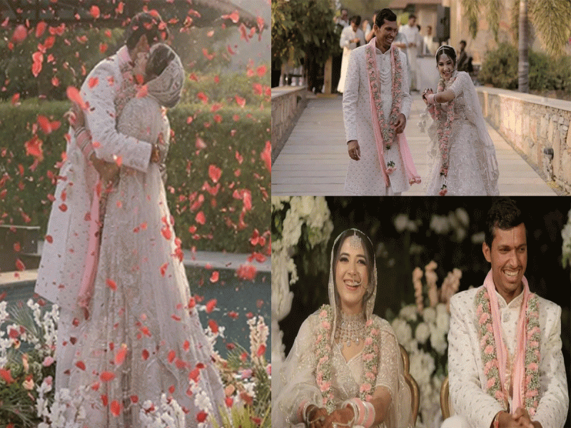 स्वाति के प्यार में तेज गेंदबाज नवदीप सैनी हुए बोल्ड, लगाए साथ फेरे; जानें  क्या करती हैं स्वाति