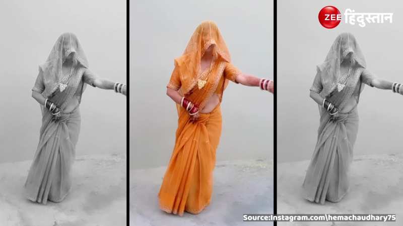 Desi Bhabhi Dance: देसी भाभी ने घूंघट में दिखाया कातिलाना डांस का जलवा, वीडियो देख फैंस के ठंड में छूटे पसीने !