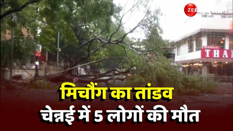 Cyclone Michaung Update: मिचौंग ने मचाई भारी तबाही, चेन्नई में अबतक 5 लोगों