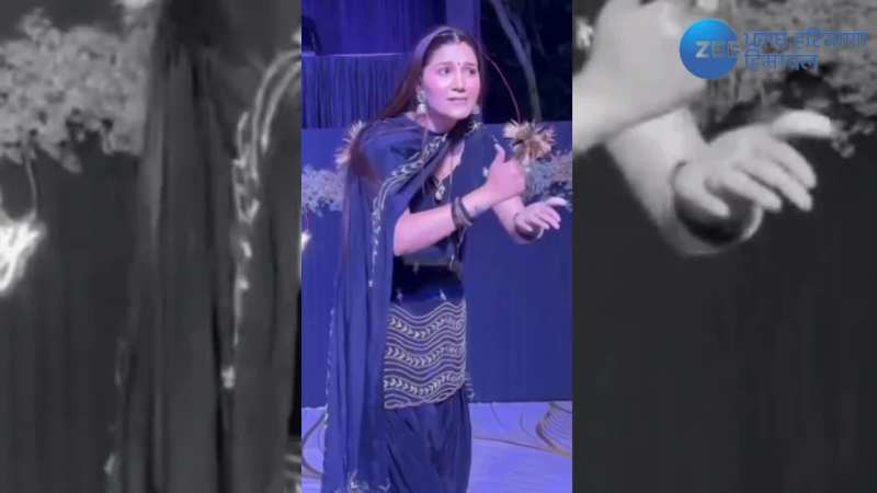 Sapna Choudhary ने काला सूट पहनकर स्टेज पर मचाया धमाल, वीडियो देख नहीं हट पाएगी नजर  