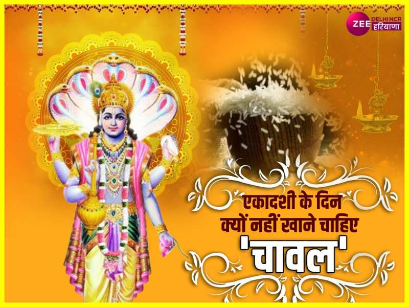 Ekadashi Vrat: जानिए एकादशी के दिन चावल क्यों नहीं खाए जाते, क्या है इसके पीछे असली वजह? Ekadashi Vrat: जानिए एकादशी के दिन चावल क्यों नहीं खाए जाते, क्या है इसके पीछे असली वजह?