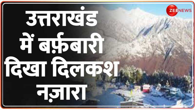 Uttarakhand Snowfall 2023: उत्तराखंड के कई इलाकों में हुई बर्फ़बारी 