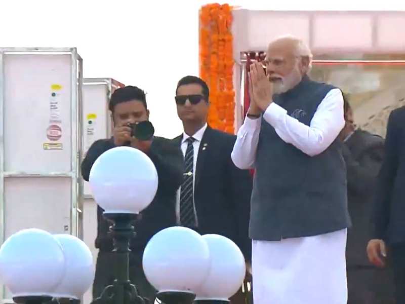 Modi Hand Folded Rajasthan CM Oath Ceremony PM Narendra Modi expressed gratitude to ...