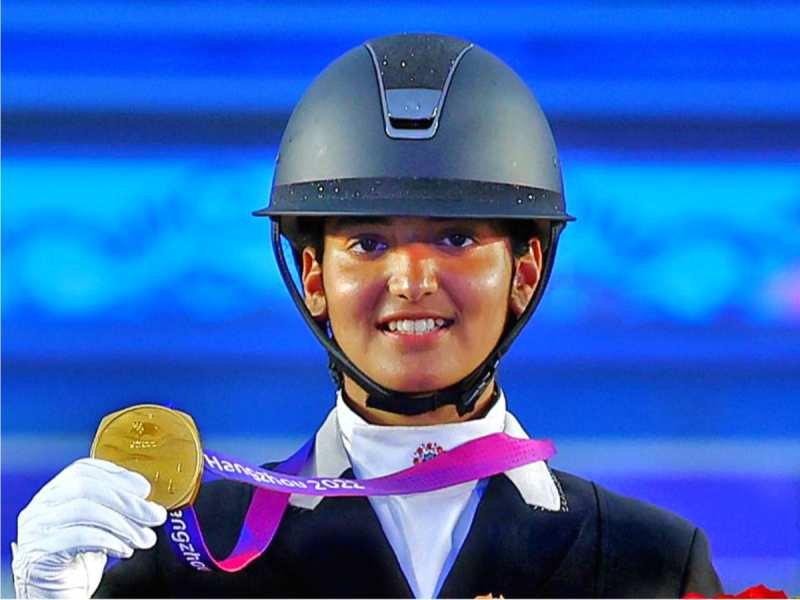 Divyakirti Singh became first Indian woman to receive Arjuna Award in ...