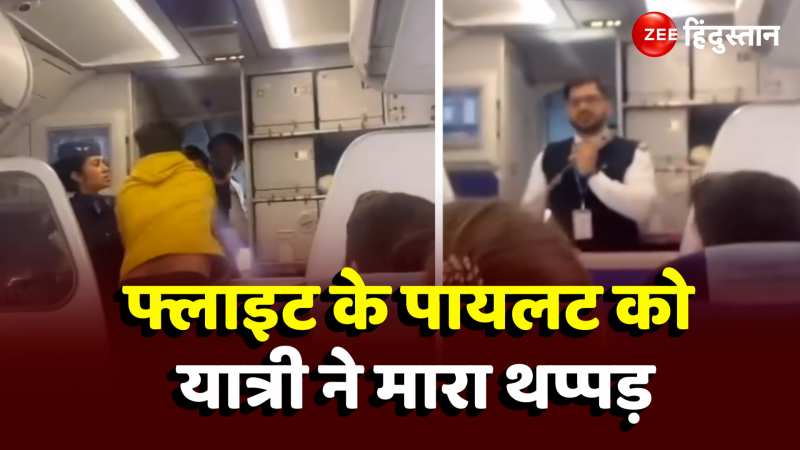 Viral Video: फ्लाइट हुई 13 घंटे लेट तो पैसेंजर ने पायलट को जड़ दिया थप्प