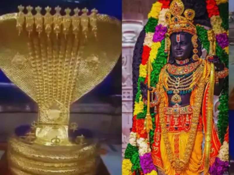 Ram Mandir: अमेरिका से रामलला के लिए आए सोने के 11 वाहन, खूबसूरत लग रहा कीमती सिंहासन