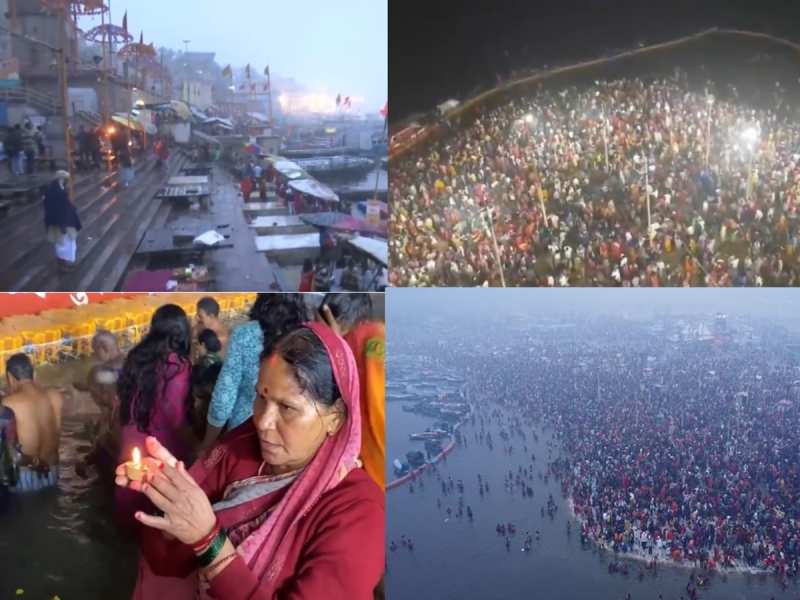 बसंत पंचमी पर लाखों श्रद्धालु गंगा में लगा रहे आस्था की डुबकी, सुरक्षा चाक चौबंद