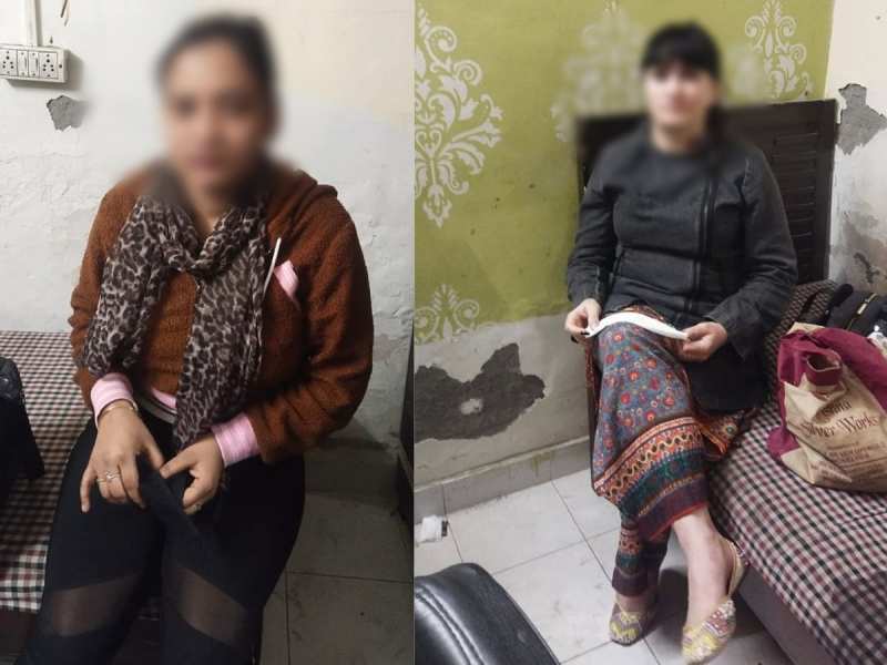 विदेशी महिला चला रही सेक्स रैकेट,4 युवक और तीन महिलाएं आपत्तिजनक स्थिति में गिरफ्तार