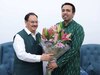 Jayant Singh and JP Nadda