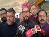 Loksabha Chunav 2024 के लिए टिकट मिलने के बाद कांगड़ा एयरपोर्ट पहुंचे अनुराग सिंह ठाकुर