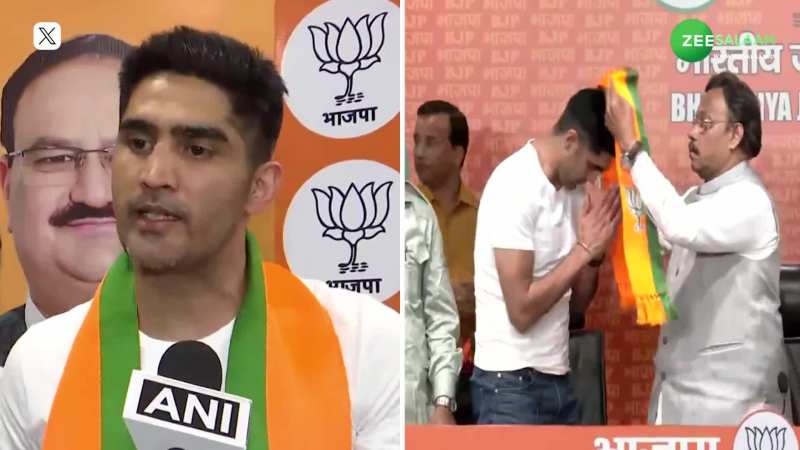 Aam Chunav 2024: कांग्रेस को झटका! BJP में शामिल हुए बॉक्सर और CON नेता विजेंदर सिंह