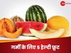 Healthy Fruits: हाइड्रेटेड और सेहत का डबल धमाका, ये 5 फल आपको रखेंगे नेचुरली ठंडा