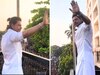 मन्नत के बाहर उमड़ी किंग खान के फैंस की भीड़, शाहरुख को ईद की बधाई देने पहुंचे हजारों लोग