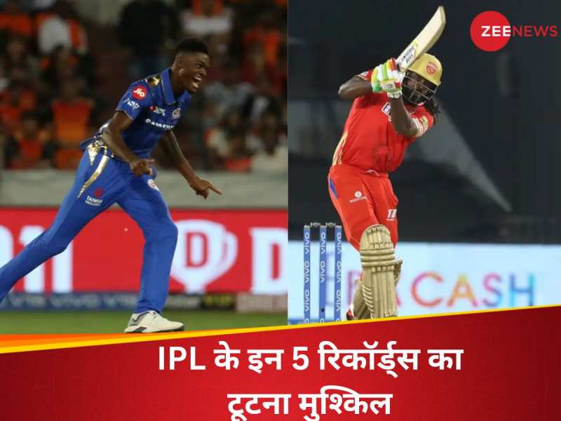 chris gayle 175 runs to highest total 5 ipl unbroken records for long time rcb is in list