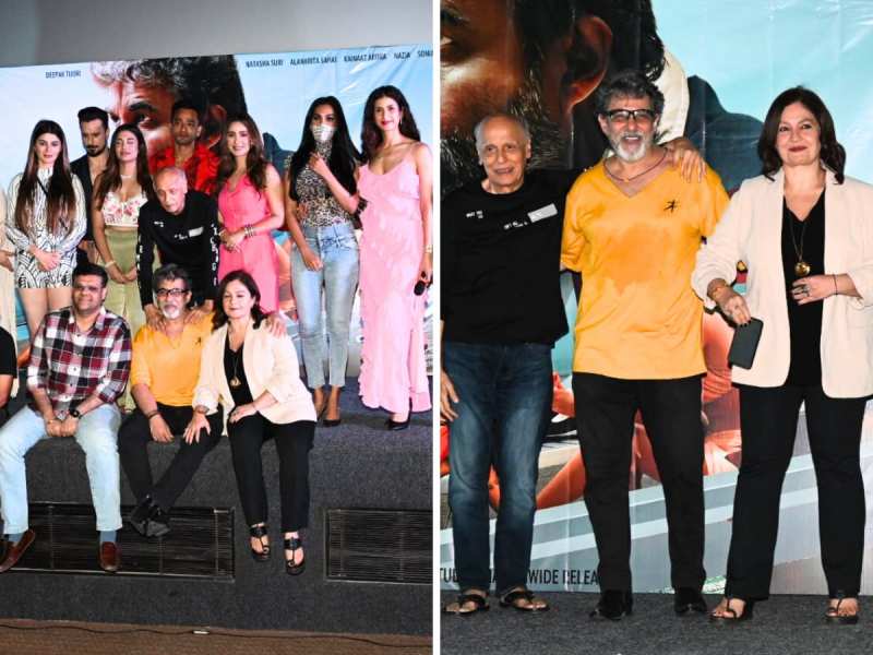 Mahesh Bhatt, Pooja Bhatt, Deepak Tijori and Star Cast At Trailer Launch Of Upcoming Film Tipppsy