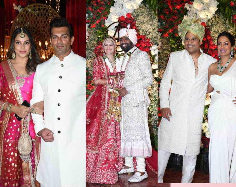 celebs at arti singh dipak chauhan wedding bipasha karan yuvika priyanka ankit kapil sharma others photos  