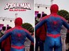 बाइक चलाते दिखे Spiderman और Spiderwoman, पुलिस लगी पीछे