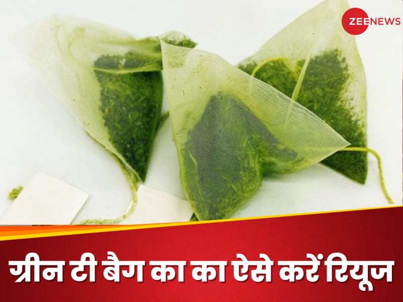 How to reuse green tea bags