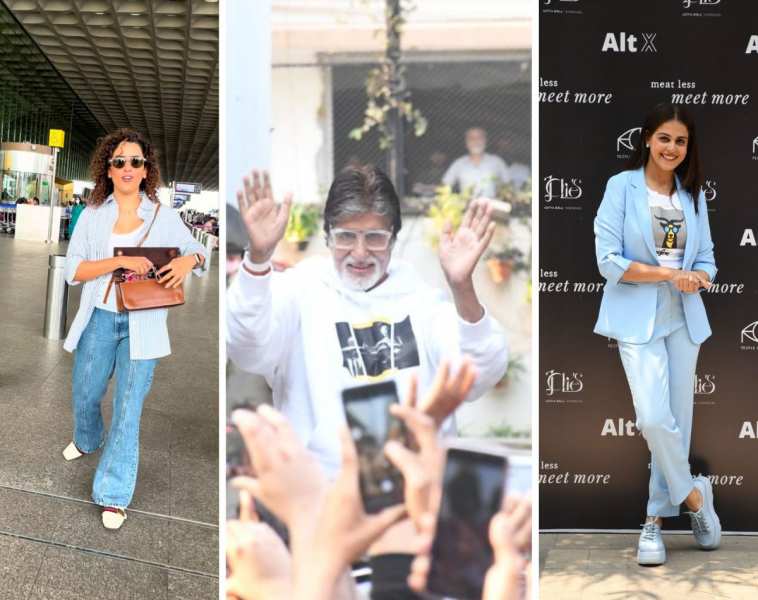 Amitabh Bachchan meets fan celebs spotted Genelia Deshmukh sanya Malhotra others see photos