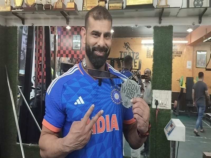 Iron World Championship में पानीपत के प्रवीण जीते, युवाओं को दिया संदेश