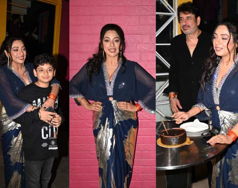rupali ganguly aka Anupamaa belated birthday party spotted with son and husband see photos  