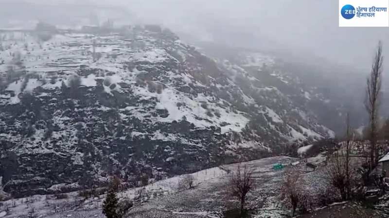 Himachal Pradesh में अभी भी हो रही बर्फबारी से सुहावना हुआ मौसम, वीडियो देख घूमने को हो जाएगा आपका मन 