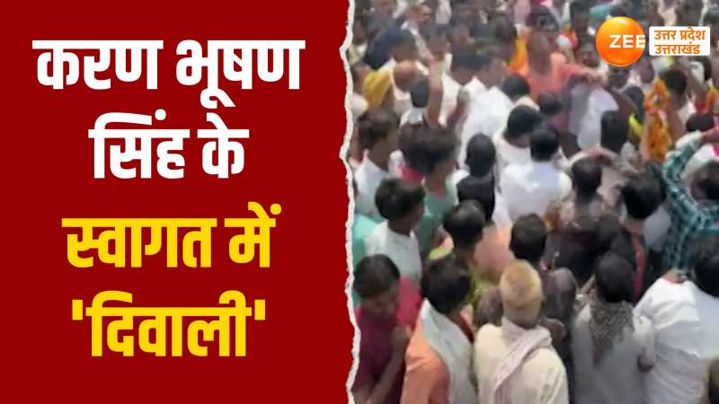 Viral Video: कैसरगंज भाजपा प्रत्याशी के स्वागत में जबरदस्त आतिशबाजी