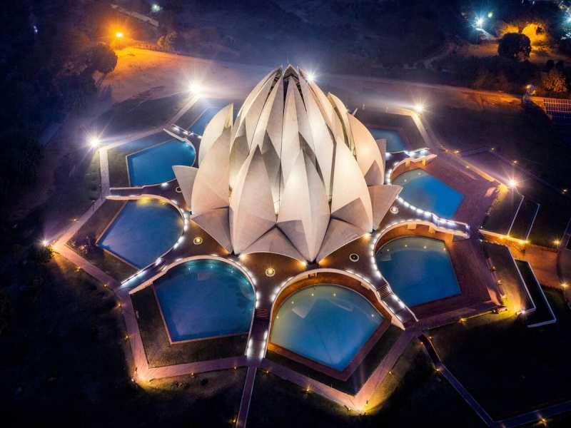 Lotus Temple religion General Knowledge worship place