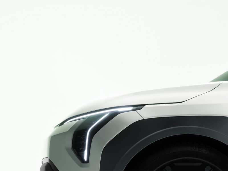 Kia EV3 compact Electric SUV teaser images