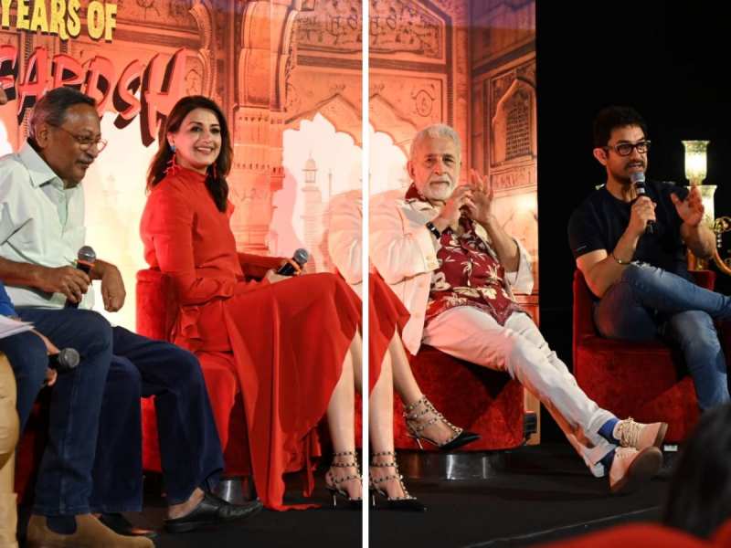 Aamir Khan and Sonali Bendre Celebrate 25 Years Of Sarfarosh See Photos Here 