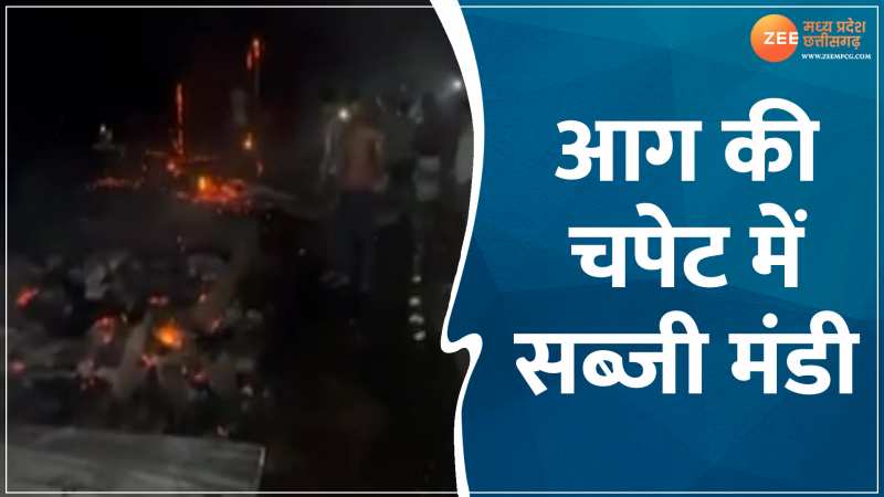 MP News: भिंड में सब्जी मंडी में लगी आग, जलकर राख हुई दुकानें, देखें Video